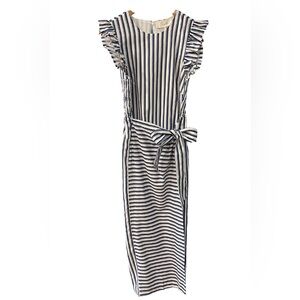 Cleobella greta striped midi dress